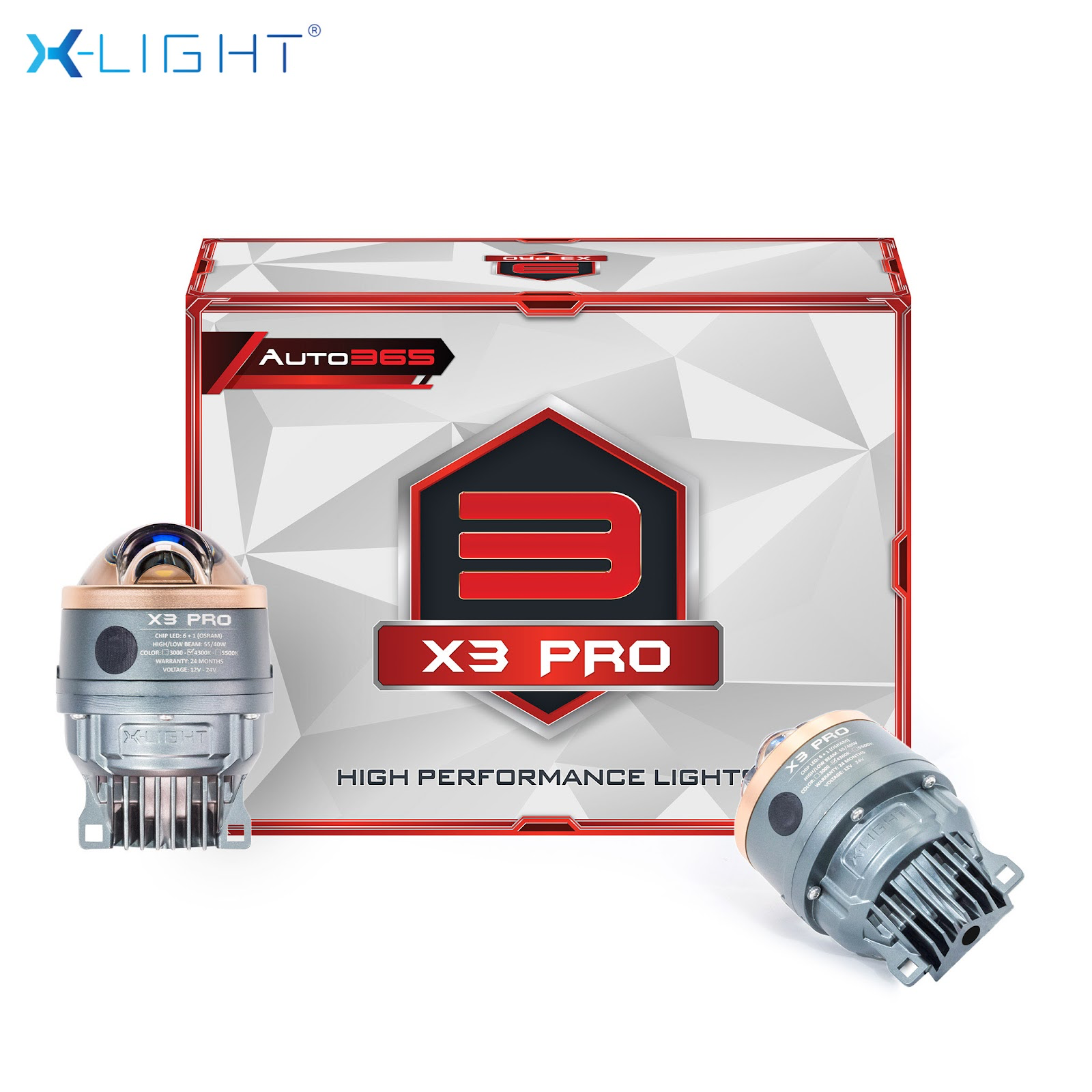 BI GẦM LED X-LIGHT X3 PRO